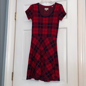 Jack Wills Plaid Skater Dress